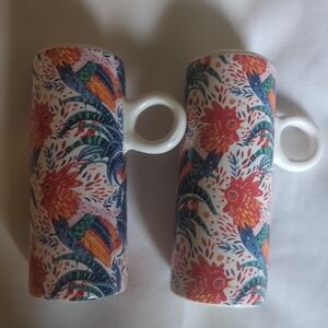 The Pioneer Woman Colorful Floral Mugs